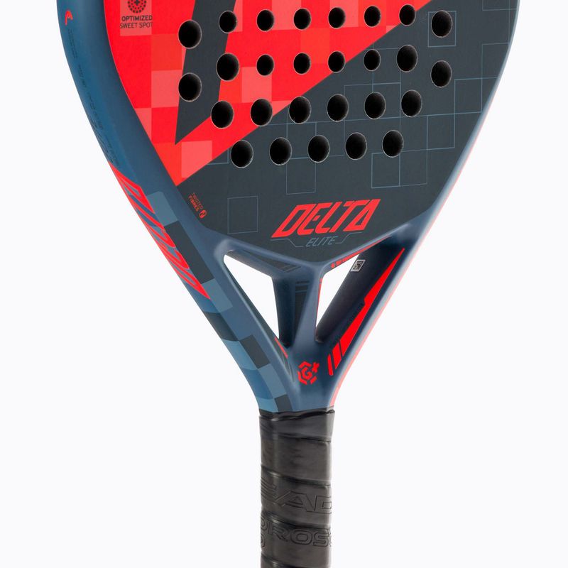 HEAD Graphene 360+ Delta Elite With CB raudona/juoda irklentės raketė 228120 5