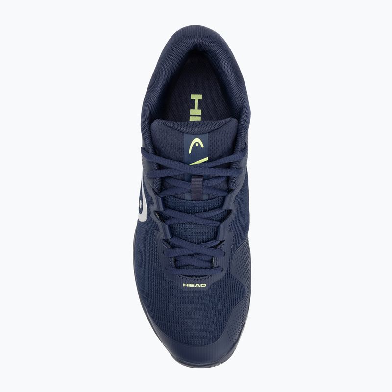 Vyriški teniso batai HEAD Revolt Evo 2.0 Clay navy/ lime 5