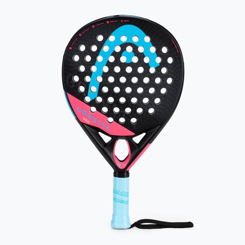 HEAD Gravity Pro 2022 irklentės raketė juoda/mėlyna 228162 2