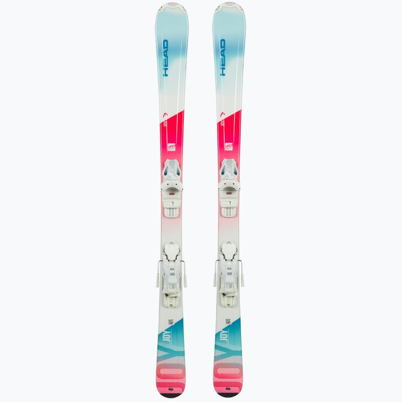 Vaikiškos slidės HEAD Joy Easy Jrs + Jrs 7.5 baltos ir rožinės spalvos 314341