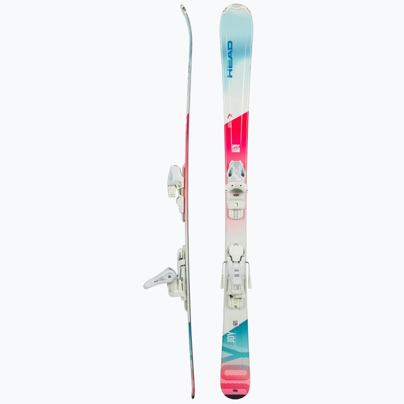 Vaikiškos slidės HEAD Joy Easy Jrs + Jrs 7.5 baltos ir rožinės spalvos 314341 2