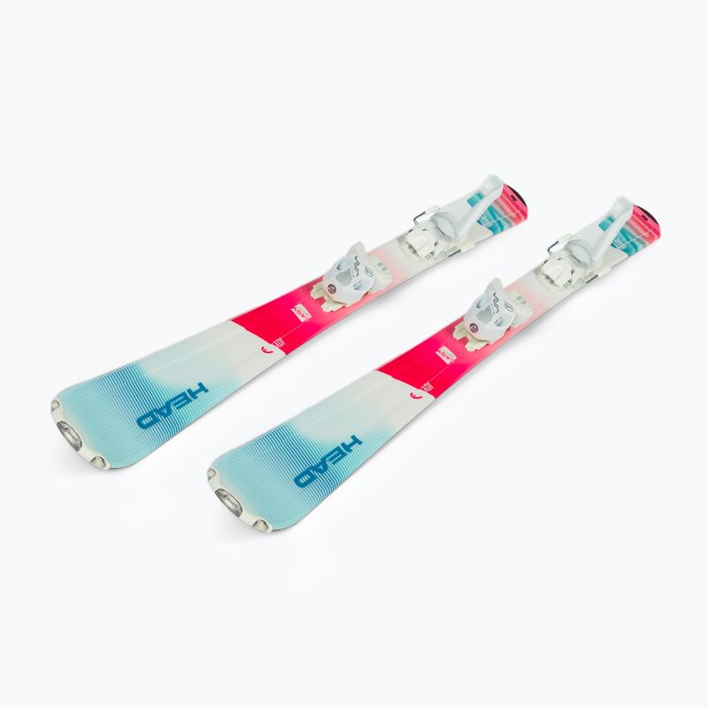 Vaikiškos slidės HEAD Joy Easy Jrs + Jrs 7.5 baltos ir rožinės spalvos 314341 4