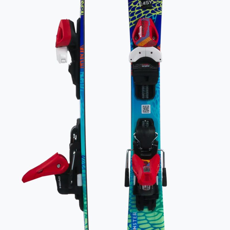 HEAD vaikiškos kalnų slidinėjimo slidės Monster Easy Jrs + Jrs 4.5 spalvos 314382/100887 5