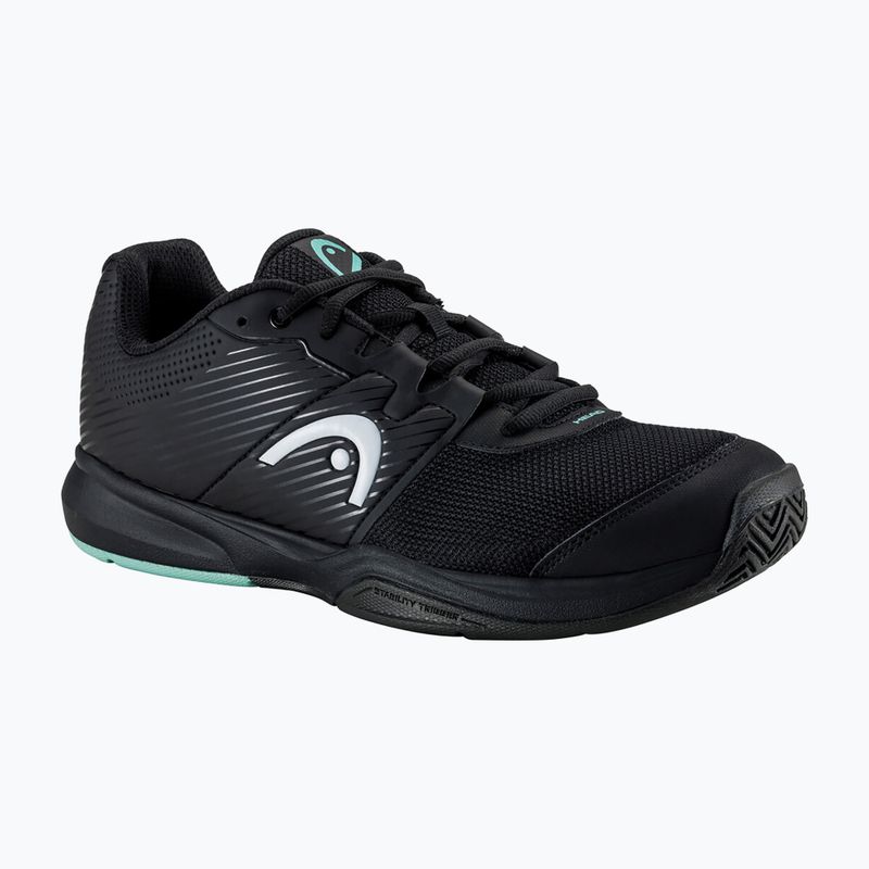 Vyriški teniso batai HEAD Revolt Court black/teal 11