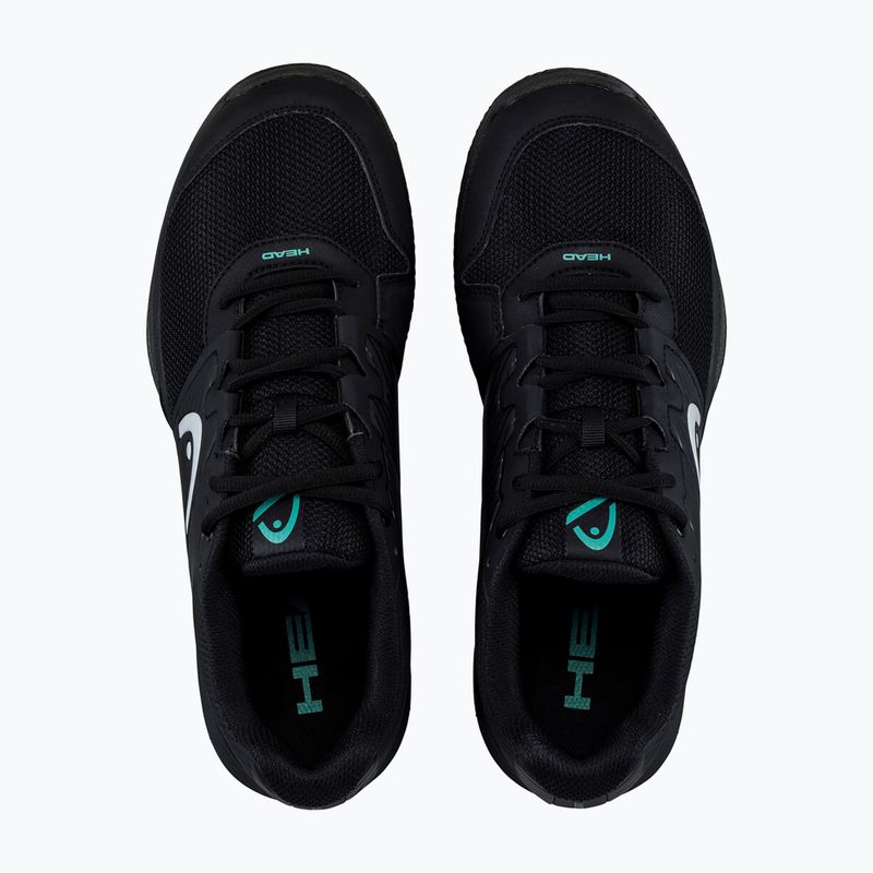 Vyriški teniso batai HEAD Revolt Court black/teal 14