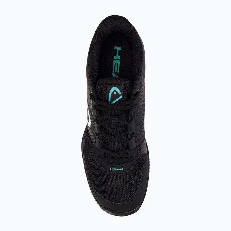 HEAD Revolt Court vyriški teniso bateliai black/teal 6