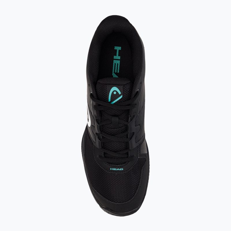 Vyriški teniso batai HEAD Revolt Court black/teal 6