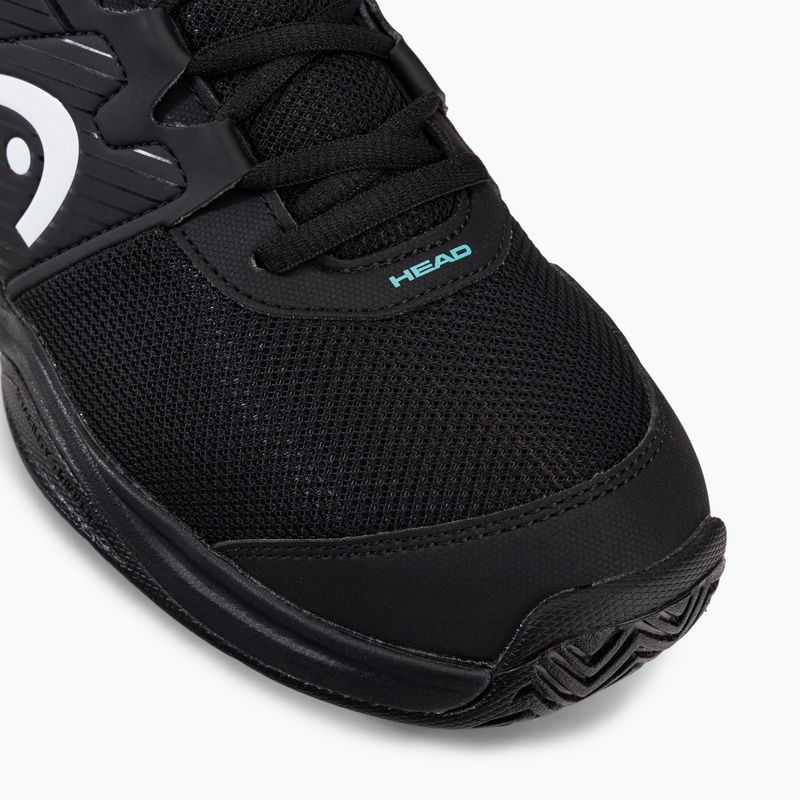Vyriški teniso batai HEAD Revolt Court black/teal 8
