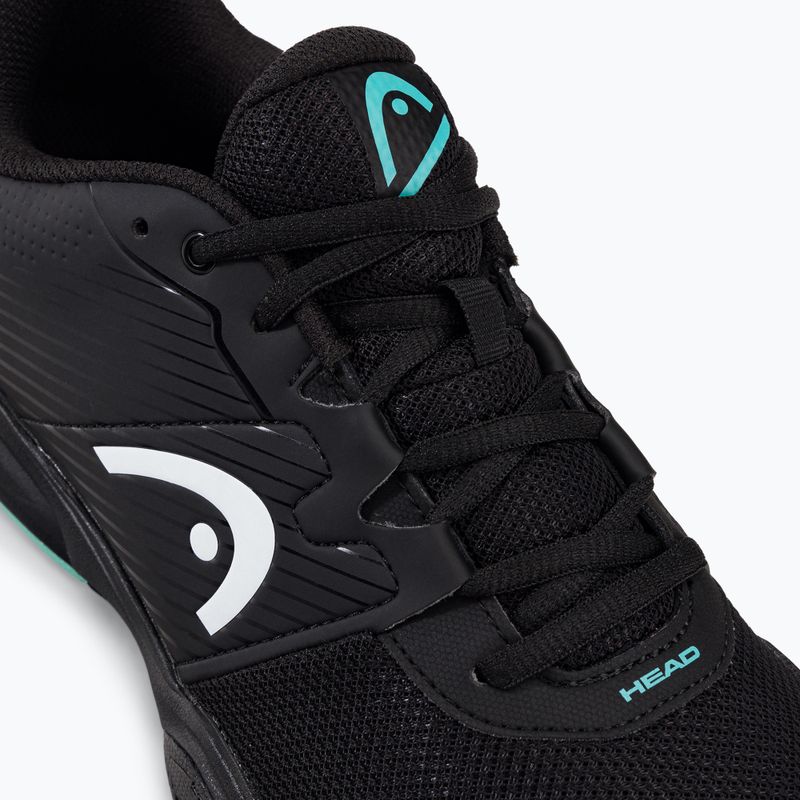 Vyriški teniso batai HEAD Revolt Court black/teal 10