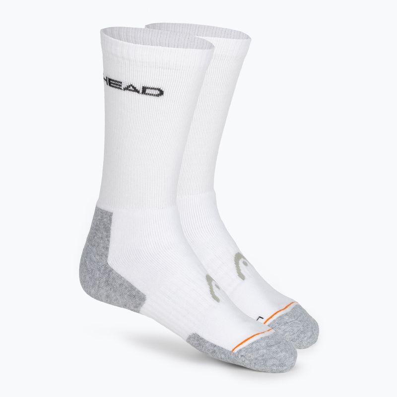 HEAD kojinės Tenisinės 1P Crew Athletes white 811954WH