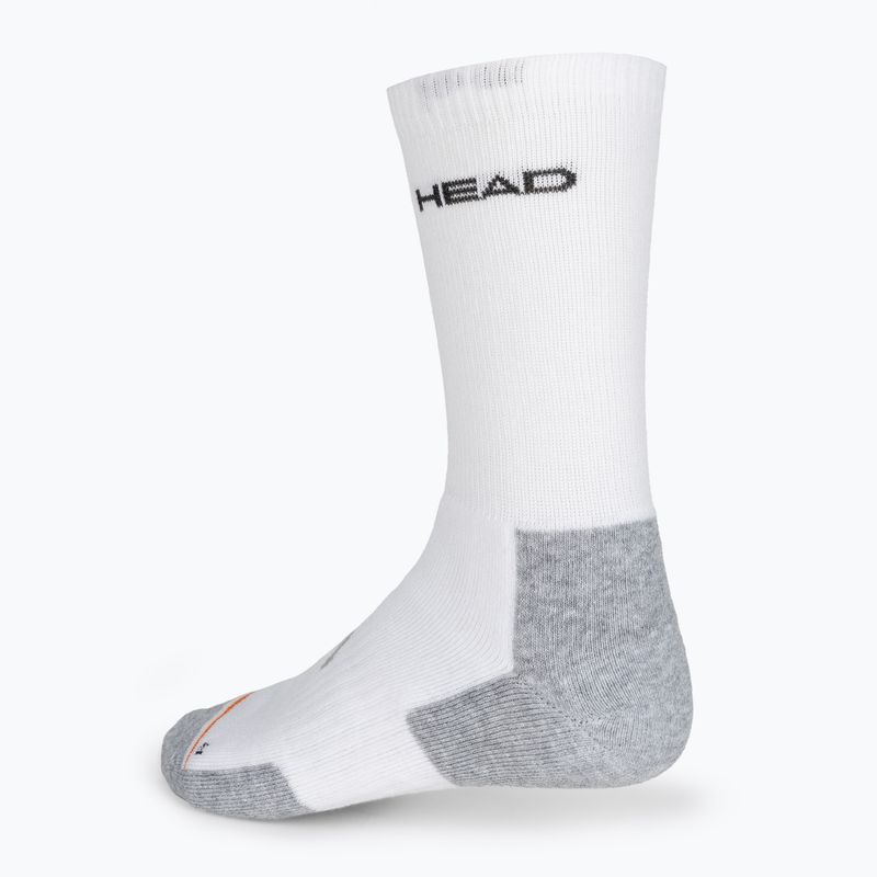 HEAD kojinės Tenisinės 1P Crew Athletes white 811954WH 2