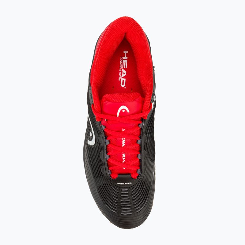 Vyriški teniso bateliai HEAD Revolt Pro 4.5 black/red 5