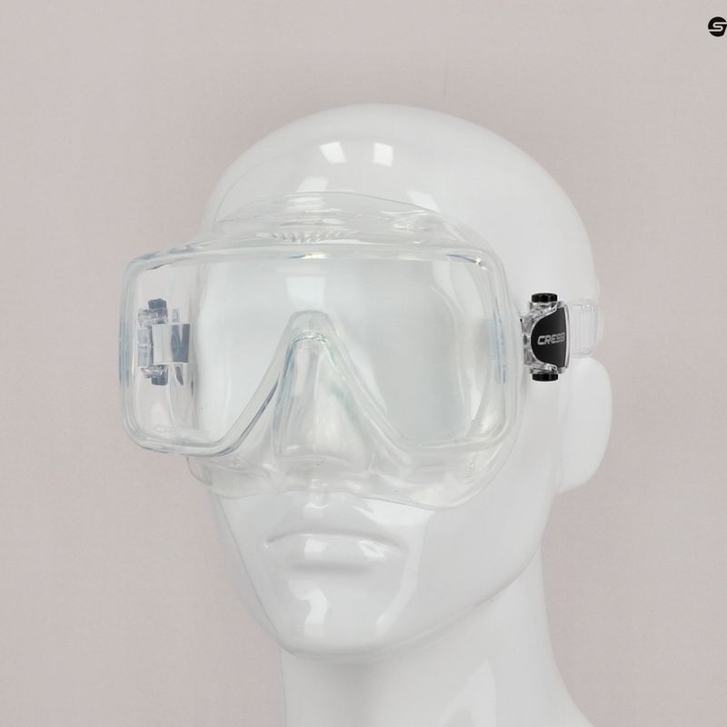 Cressi SF1 skaidri nardymo kaukė ZDN331000 7