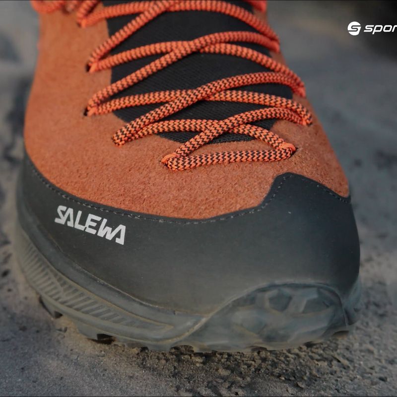Salewa Dropline Leather vyriški žygio batai oranžiniai 00-0000061393 11