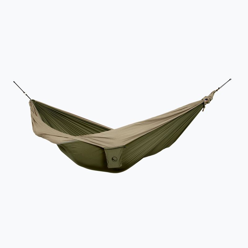 Dviejų asmenų turistinis hamakas Ticket To The Moon King Size army green/brown 2