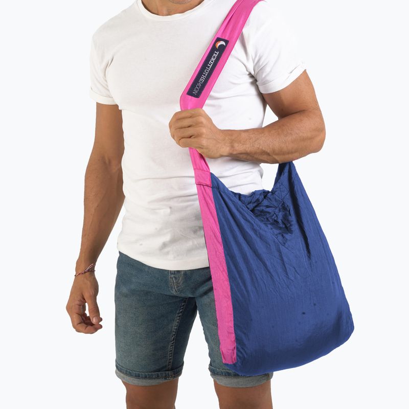 Ticket To The Moon Eco Bag Medium navy blue/pink TMEBM3921 kelioninis krepšys 2