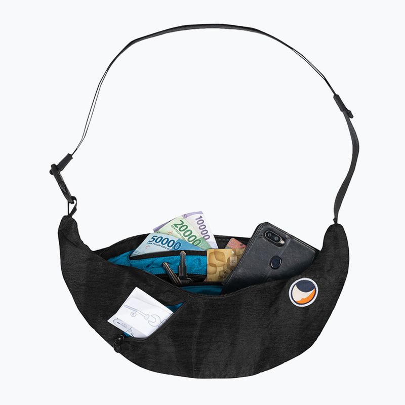 Maža rankinė ant peties Ticket To The Moon Upcycled Sling black 4