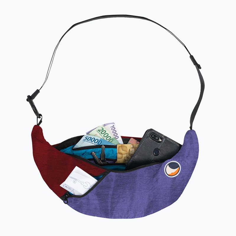 Maža rankinė ant peties Ticket To The Moon Upcycled Sling purple/burgundy 2