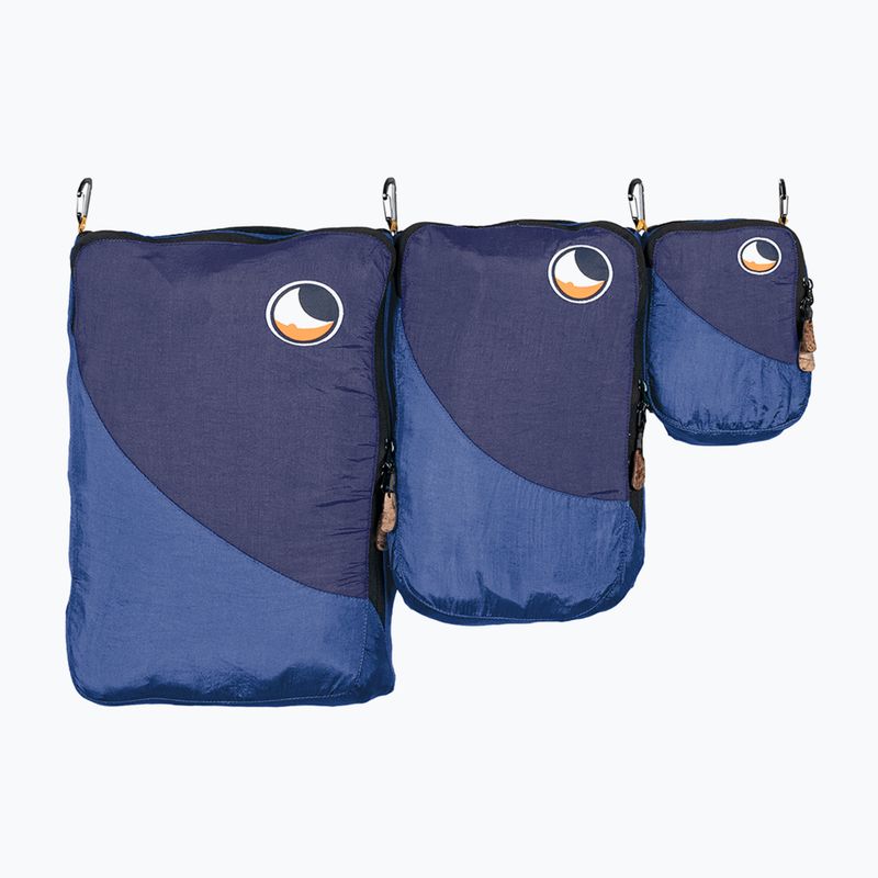 Organaizerių rinkinys Ticket To The Moon Travel Cube Set 3 vnt. royal blue/navy blue