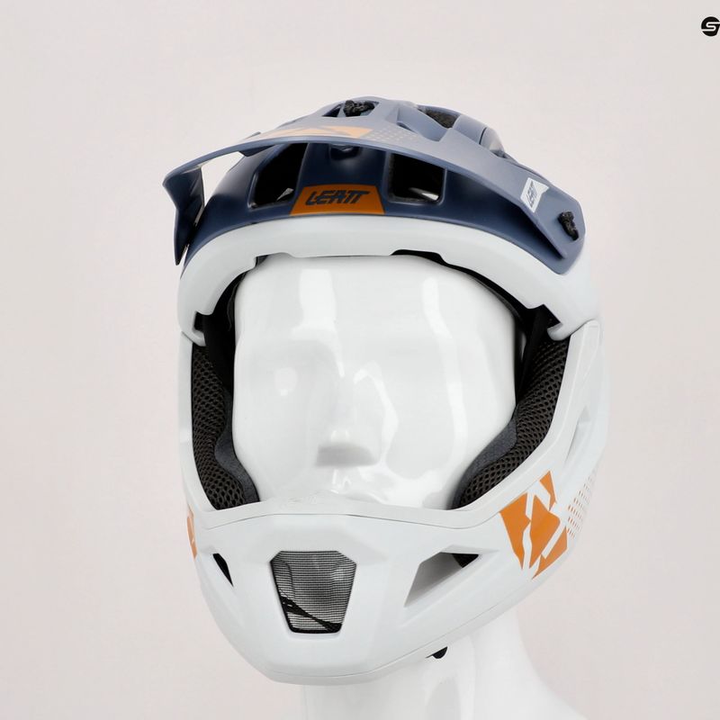 Leatt MTB 3.0 Enduro V22 dviratininko šalmas pilkas 1022070621 10