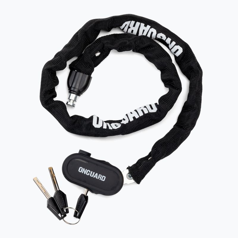 OnGuard FASTLOCK 8286 BIKE LOCK 3 x raktai su kodu juodi ONG-8286 2