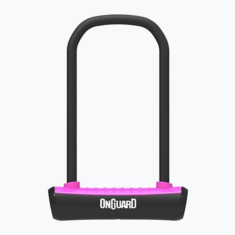 Dviračio užraktas OnGuard Neon 8152PN U-Lock black/pink