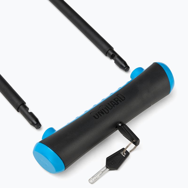 Dviračio užraktas OnGuard Neon 8154BU U-Lock black/blue 3