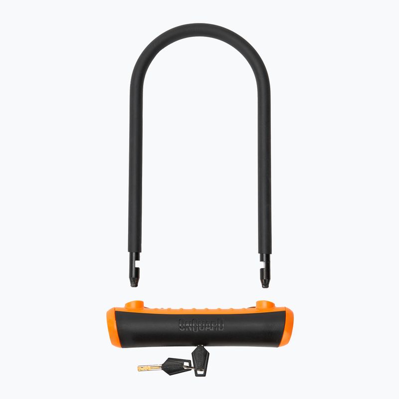 Dviračio užraktas OnGuard Neon 8154OR U-Lock black/orange 2