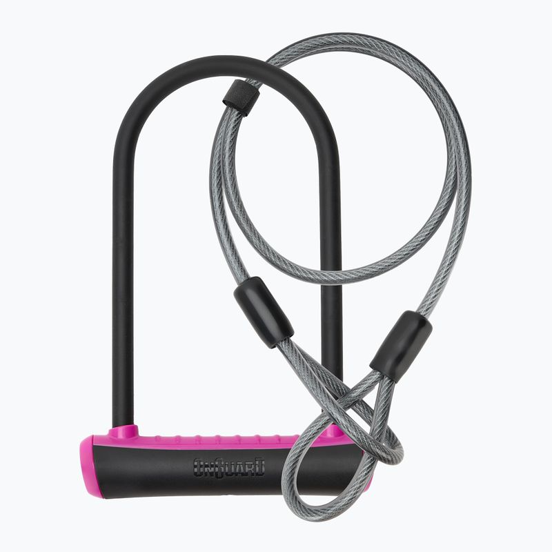 Dviračio užraktas OnGuard Neon 8154PN U-Lock black/pink