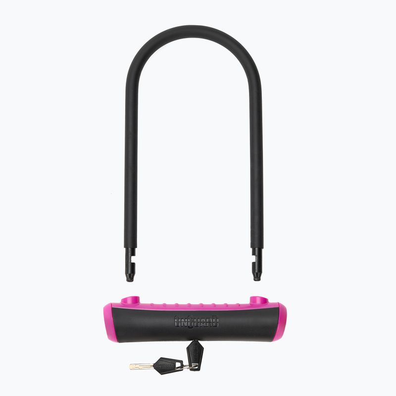 Dviračio užraktas OnGuard Neon 8154PN U-Lock black/pink 2