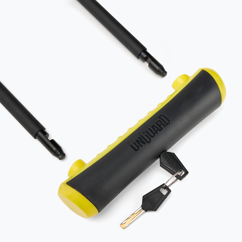 Dviračio užraktas OnGuard Neon 8154YL U-Lock black/yellow 3