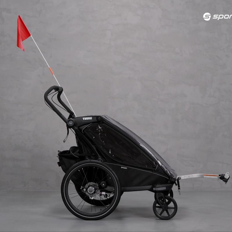 Thule Chariot Sport dviguba dviračių priekaba, juoda 10201023 10