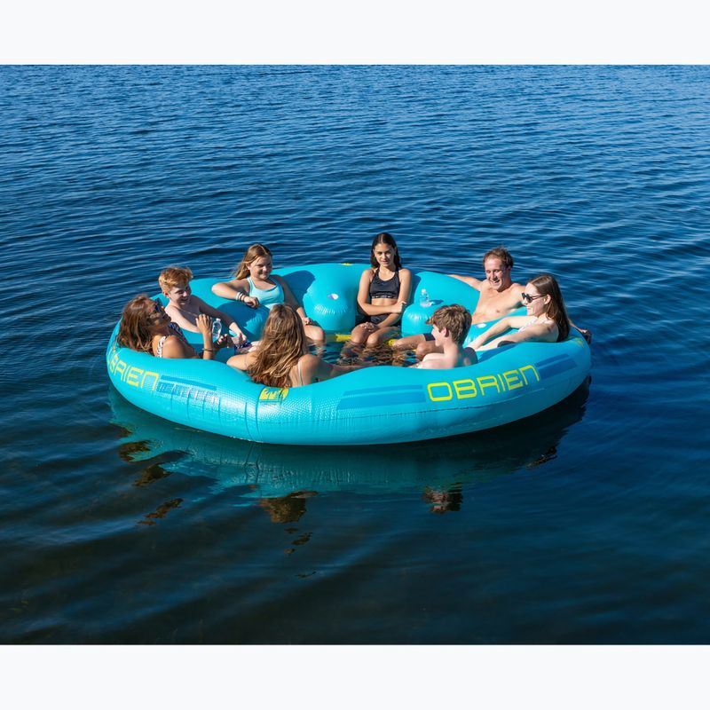 Loža ant vandens O'Brien Ob Float Party Lounge 8P mėlyna/geltona 3
