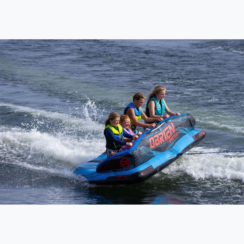 Vilkimo plūdė O'Brien Specter 4 Towable Boat Tube blue/red 7