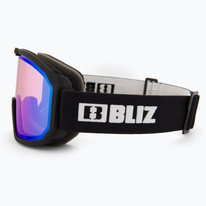 Slidinėjimo akiniai Bliz Rave matt black/light orange blue multi 4