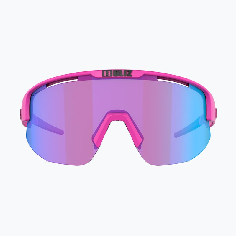 Bliz Matrix Nano Optics Nordic Light rožinės/raudonos/violetinės mėlynos spalvos akiniai keliems dviračiams 8