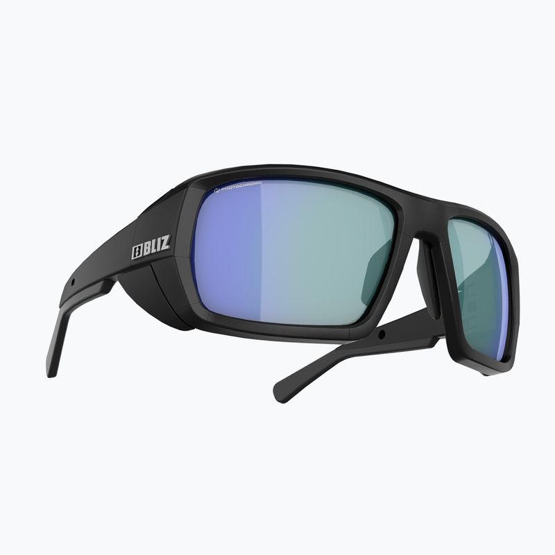 Bliz Peak Nano Optics Photochromic S2-S4 matiniai juodi/rudi mėlyni daugiafunkciniai dviračių akiniai 2