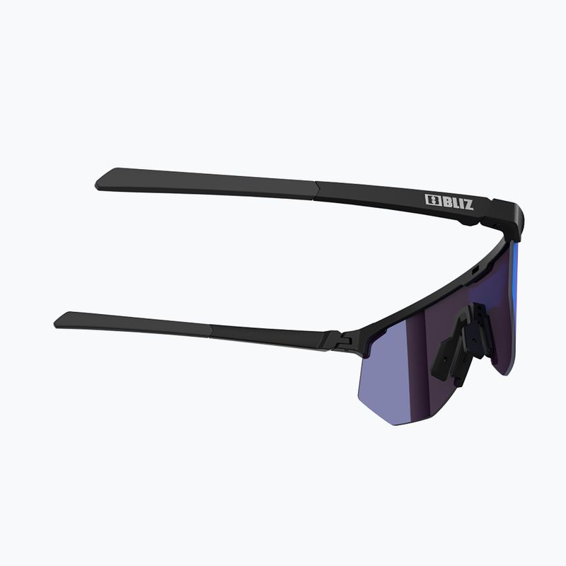 Bliz Hero Nano Optics Nordic Light S2 dviratininkų akiniai matiniai juodi/šviesūs begonijos/violetiniai mėlyni multi 6