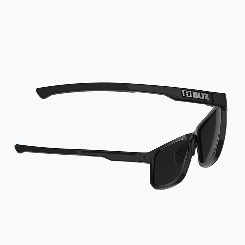 Bliz Ignite Polarized S3 matiniai juodos/rudos spalvos sidabriniai veidrodiniai dviratininko akiniai 6