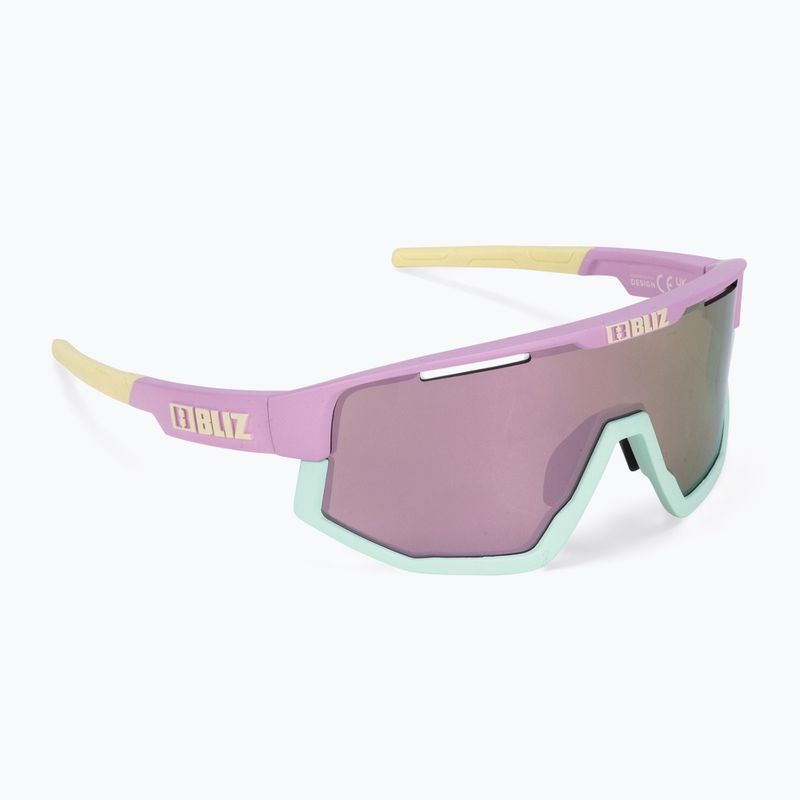 Akiniai nuo saulės Bliz Fusion matt pastel purple yellow logo/brown pink multi 2