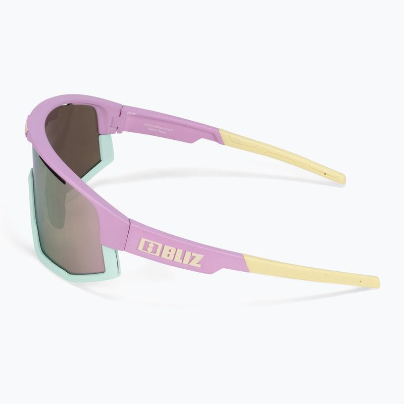 Akiniai nuo saulės Bliz Fusion matt pastel purple yellow logo/brown pink multi 5