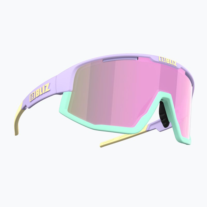 Akiniai nuo saulės Bliz Fusion matt pastel purple yellow logo/brown pink multi 6