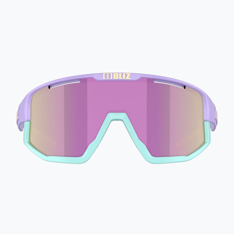 Akiniai nuo saulės Bliz Fusion matt pastel purple yellow logo/brown pink multi 6