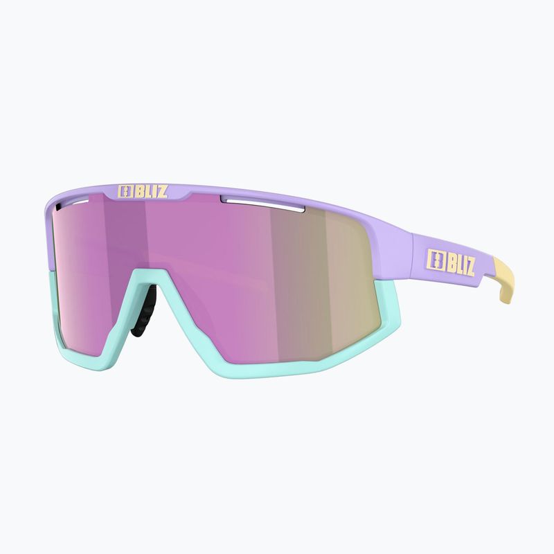 Akiniai nuo saulės Bliz Fusion matt pastel purple yellow logo/brown pink multi 7