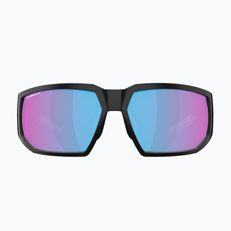 Bliz Arrow Nano Optics Nordic Light S2 dviratininkų akiniai matiniai juodi/begonia/violetiniai mėlyni multi 4