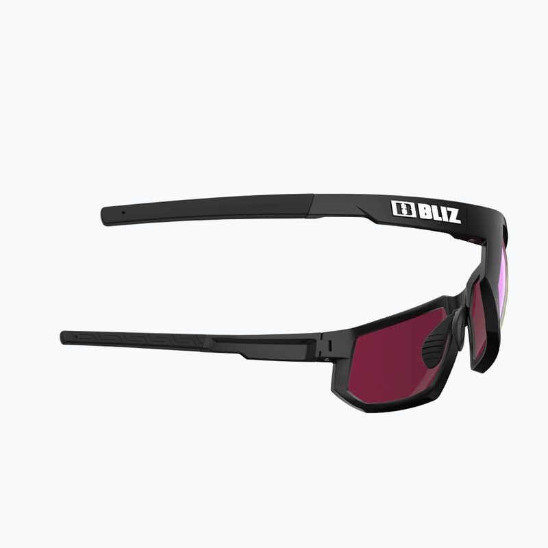 Bliz Arrow Nano Optics Nordic Light S2 dviratininkų akiniai matiniai juodi/begonia/violetiniai mėlyni multi 6