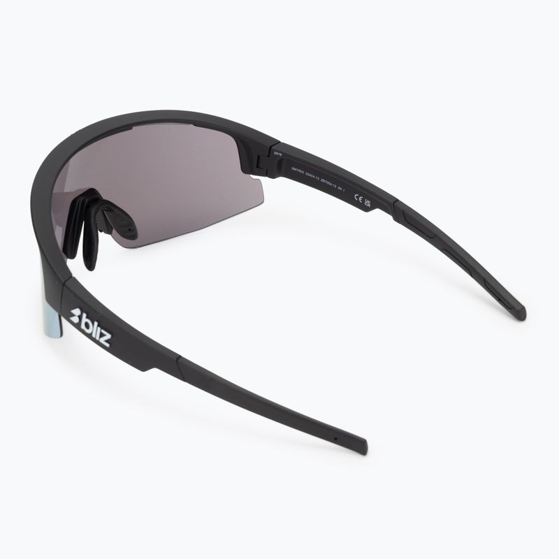 Akiniai nuo saulės Bliz Matrix matte black/smoke/ice blue multi 2