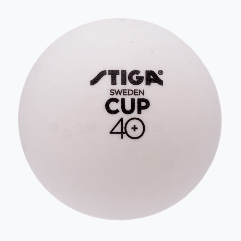 Stalo teniso kamuoliukai STIGA Cup 12 vnt. white 2