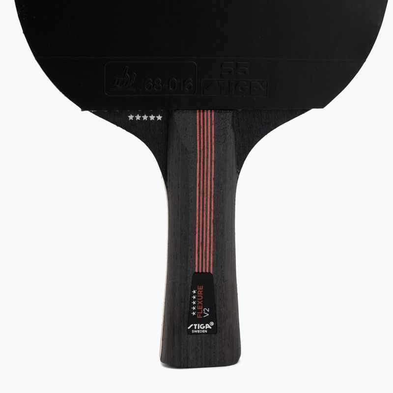 Stalo teniso raketė STIGA Flexure V2 5-Star black/red 4