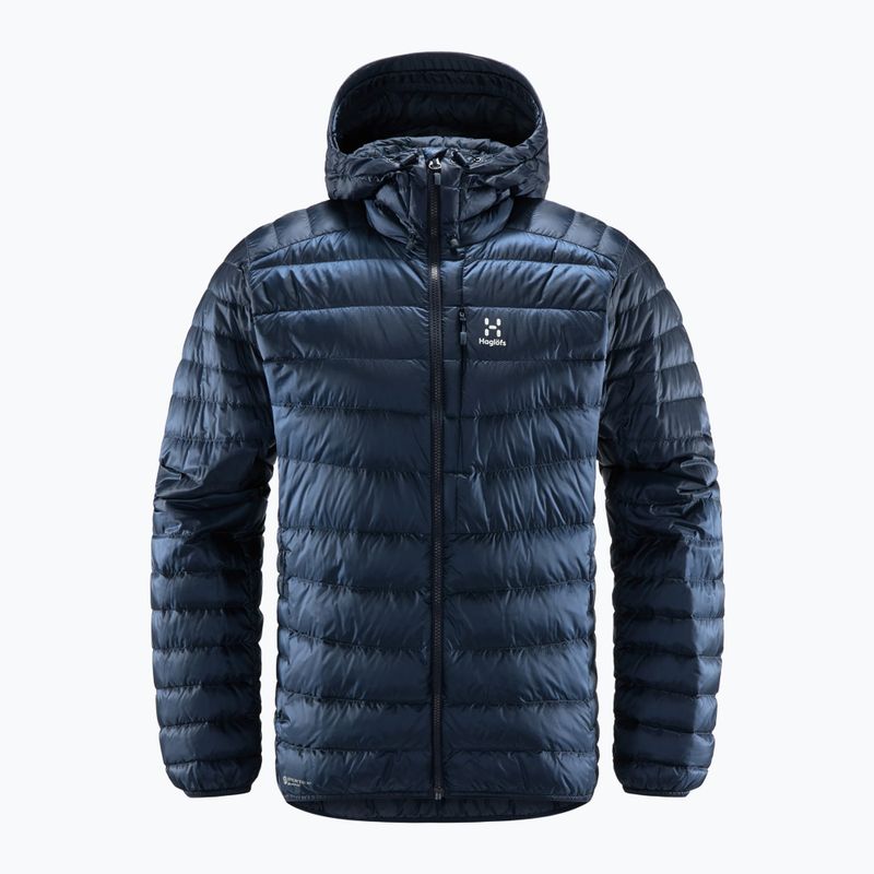 Vyriška pūkinė striukė Haglöfs Roc Down Hood navy blue 604682